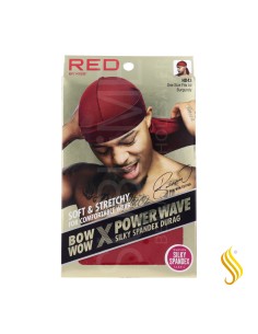 Red Kiss Power Wave Silky Spandex Durag Burgundy Capa De Cabello
